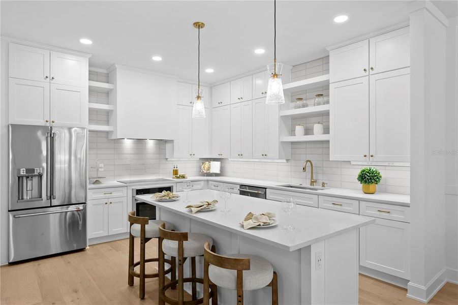 Furnished interior view inside a new home in , St. Petersburg (Image 9).