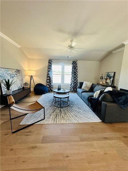 Furnished interior view inside a new home in , Cumming (Image 12).