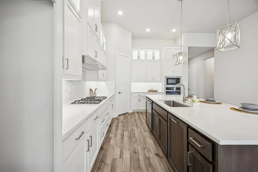 Furnished interior view inside a new home in Sandbrock Ranch, Aubrey (Image 12). Furnished interior view inside a new home in Sandbrock Ranch, Aubrey (Image 12).