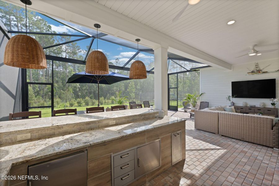 Exterior details and patio area of a home in , St. Augustine (Image 29).