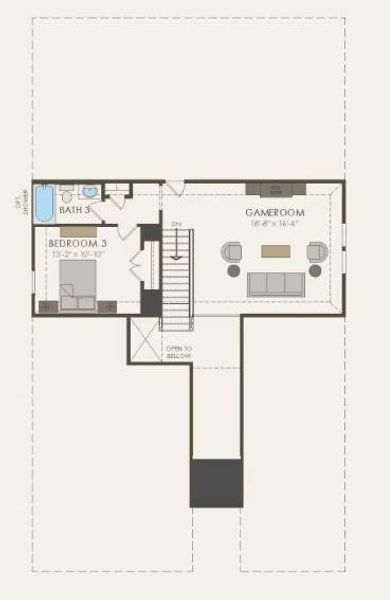 Pulte Homes, Mooreville floor plan