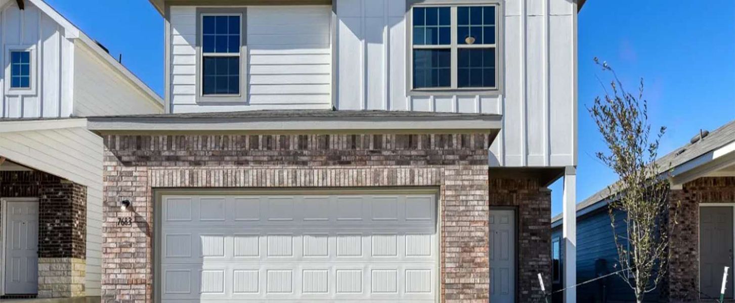 Representative exterior photo of a completed home built from the Dunlap by Ashton Woods in Hennersby Hollow, San Antonio, TX (Image 2). Representative exterior photo of a completed home built from the Dunlap by Ashton Woods in Hennersby Hollow, San Antonio, TX (Image 2).