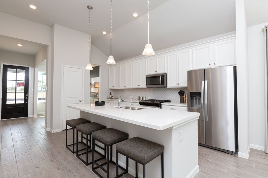 Representative furnished interior of a home built from the Quintera by Beazer Homes in Bridgeland: Premier Collection, Cypress (Image 9).
