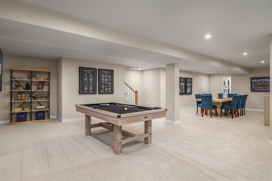 Representative furnished interior of a home built from the Cumberland by Ryan Homes in Arborvale, Fayetteville (Image 22).