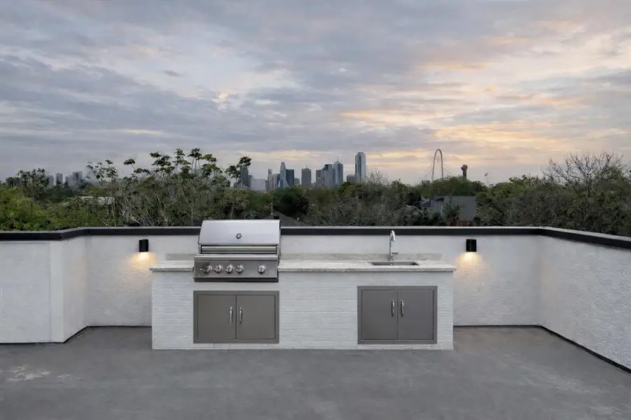 Builder design for grill area. Could be added to Courtyard instead