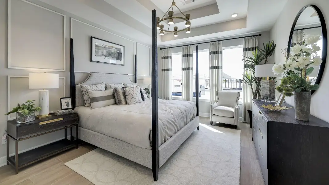 Furnished interior view inside a new home in Grand Central Park, Conroe (Image 13). Furnished interior view inside a new home in Grand Central Park, Conroe (Image 13).