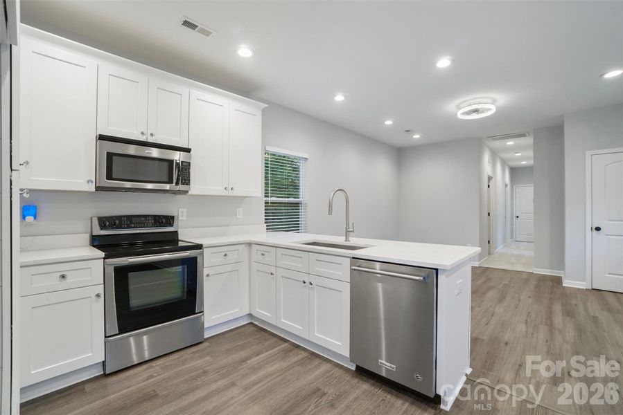 Furnished interior view inside a new home in , Charlotte (Image 10).