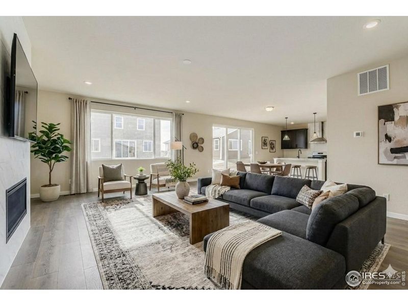 Furnished interior view inside a new home in Hidden Creek, Frederick (Image 16).