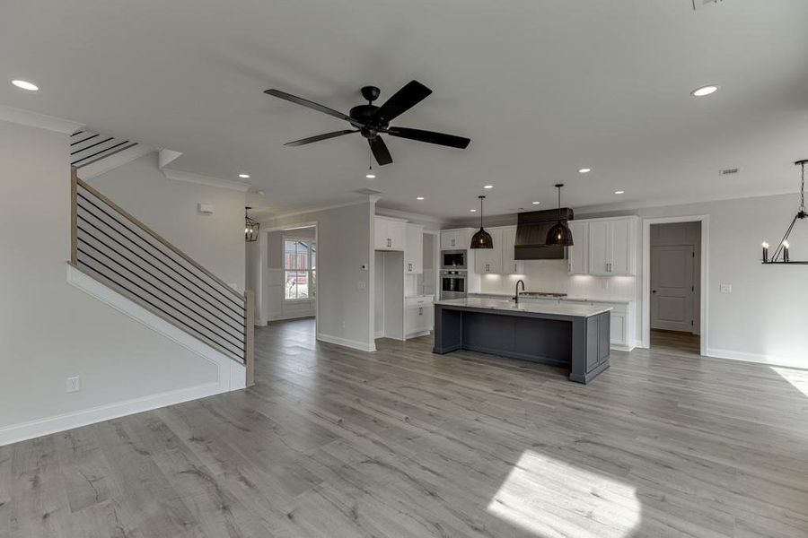 Furnished interior view inside a new home in , Buford (Image 8).