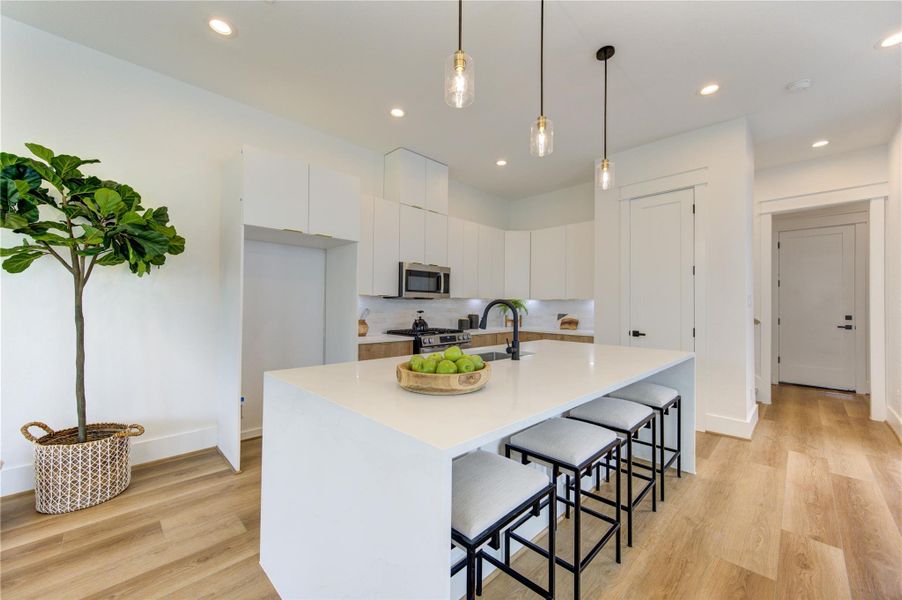 Furnished interior view inside a new home in , Houston (Image 26).