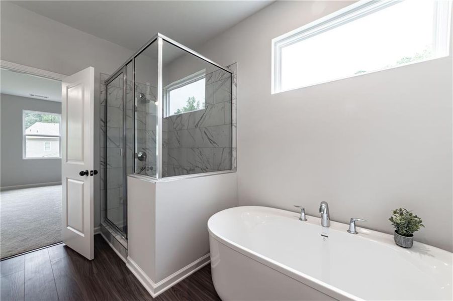 Furnished interior view inside a new home in , Canton (Image 42).