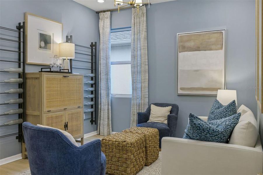 Furnished interior view inside a new home in Creekside Run at Babcock Ranch, Punta Gorda (Image 27).