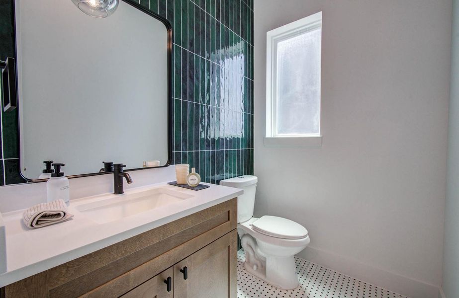 half bath, powder room by the dining area