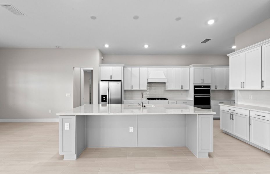Furnished interior view inside a new home in Del Webb Oak Creek, North Fort Myers (Image 16).