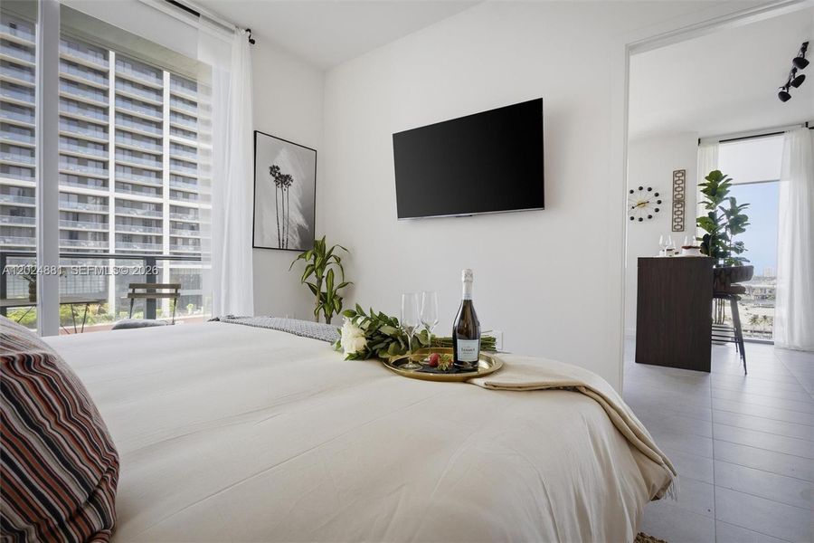 Furnished interior view inside a new home in , Miami (Image 59). Furnished interior view inside a new home in , Miami (Image 59).