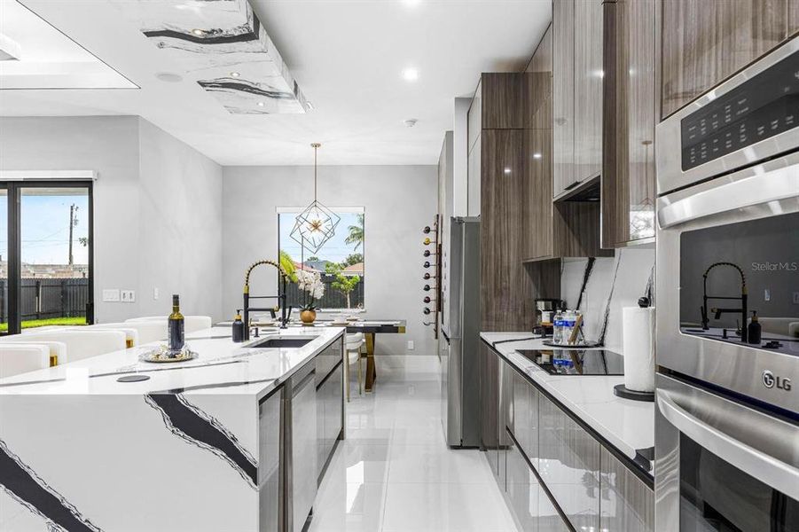 Furnished interior view inside a new home in , Cape Coral (Image 27).
