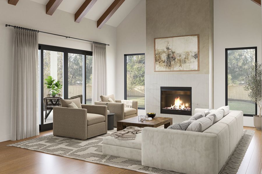 Furnished interior view inside a new home in , Dallas (Image 4). Furnished interior view inside a new home in , Dallas (Image 4).