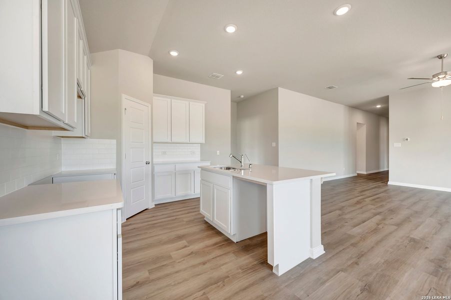 Furnished interior view inside a new home in Hickory Ridge Estates, Elmendorf (Image 12).