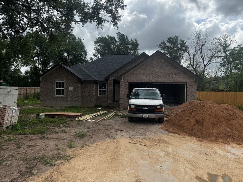 In-progress construction of a new home in , Brazoria, TX (Image 3).