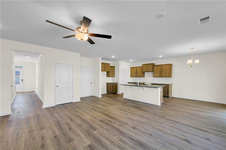 Spacious, unfurnished interior of a new home in Brownstone Park, Easley (Image 15). Spacious, unfurnished interior of a new home in Brownstone Park, Easley (Image 15).
