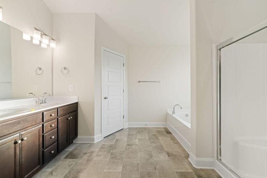 Furnished interior view inside a new home in Miller's Reserve, Winston-Salem (Image 9). Furnished interior view inside a new home in Miller's Reserve, Winston-Salem (Image 9).