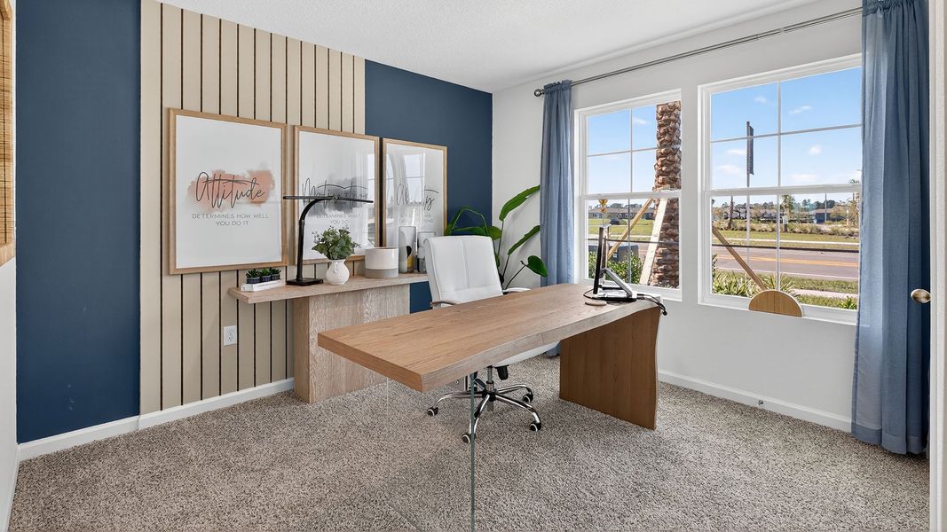 Representative furnished interior of a home built from the CALI by D.R. Horton in Copes Landing, Jacksonville (Image 27).