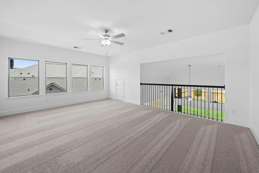 Spacious, unfurnished interior of a new home in Bridgeland, Cypress (Image 18).