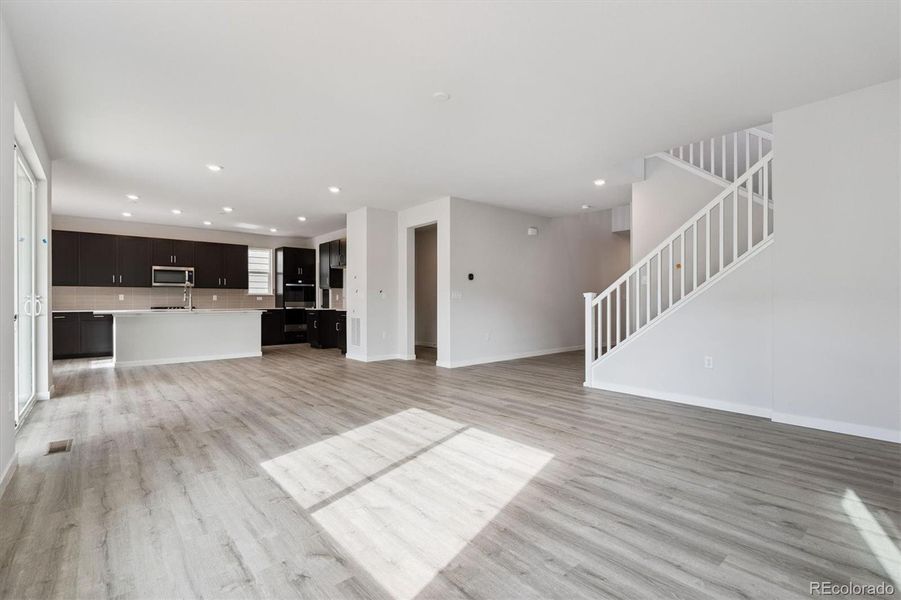 Spacious, unfurnished interior of a new home in Floret Collection at Parkdale Commons, Lafayette (Image 21).