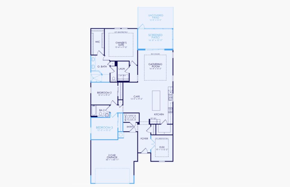 2D floor plan layout of this home in Sun City Hilton Head, Bluffton, SC (Image 4). 2D floor plan layout of this home in Sun City Hilton Head, Bluffton, SC (Image 4).