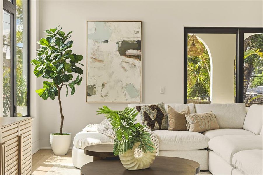 Furnished interior view inside a new home in , Tampa (Image 42). Furnished interior view inside a new home in , Tampa (Image 42).