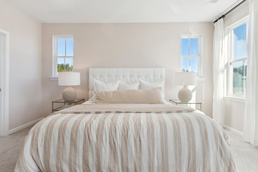 Furnished interior view inside a new home in Sweetgrass at Summers Corner, Summerville (Image 16).