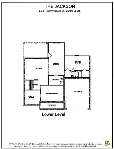 2D floor plan layout of this home in , Buford, GA (Image 1). 2D floor plan layout of this home in , Buford, GA (Image 1).