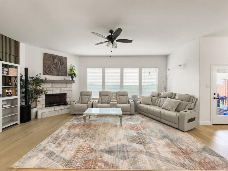 Furnished interior view inside a new home in Belle Meadows, Cleburne (Image 27).