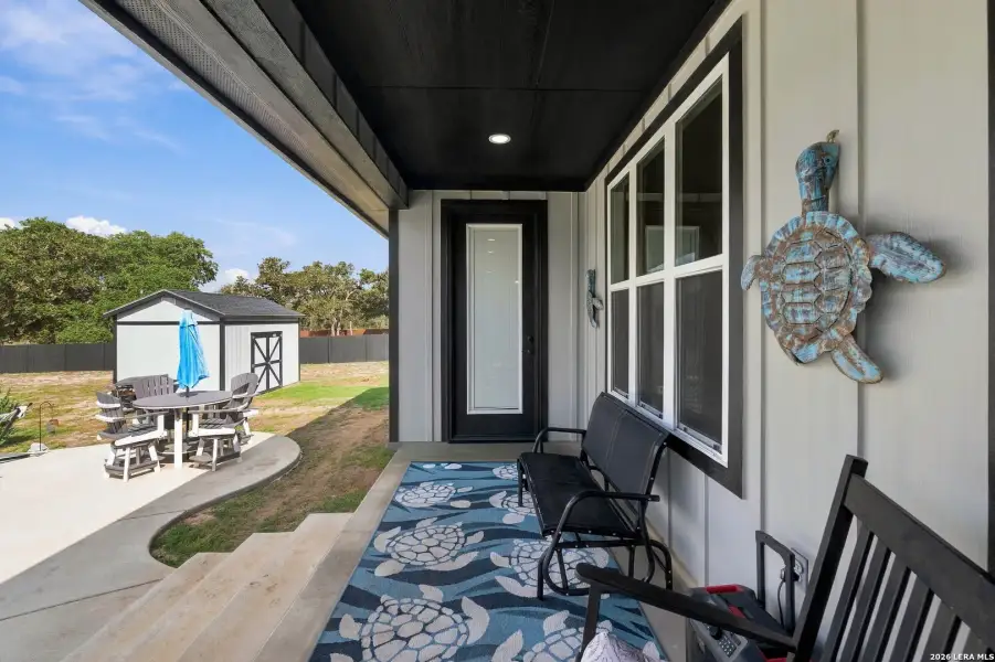 Exterior details and patio area of a home in , La Vernia (Image 26). Exterior details and patio area of a home in , La Vernia (Image 26).