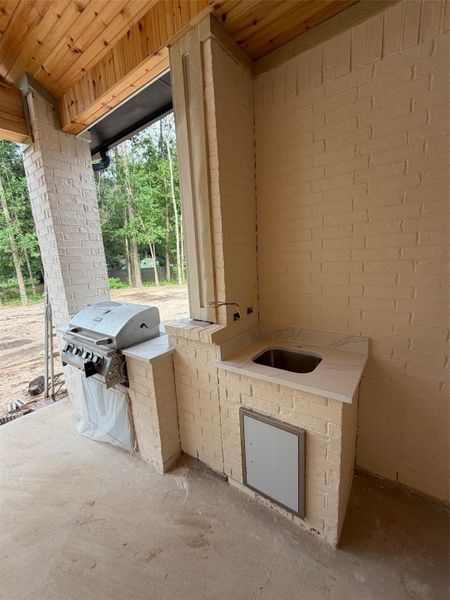 In-progress construction of a new home in , Roman Forest, TX (Image 10).