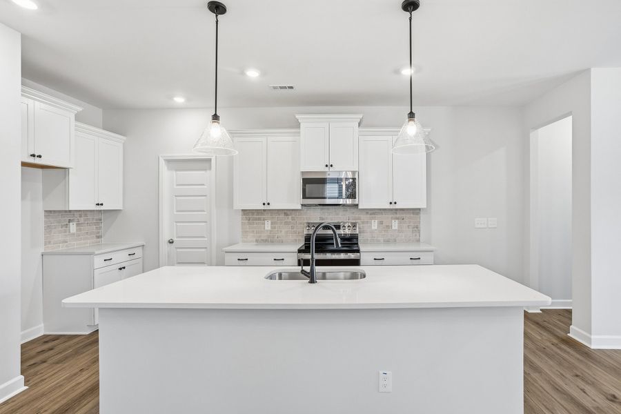 Furnished interior view inside a new home in Renaissance at White Oak, Garner (Image 8).
