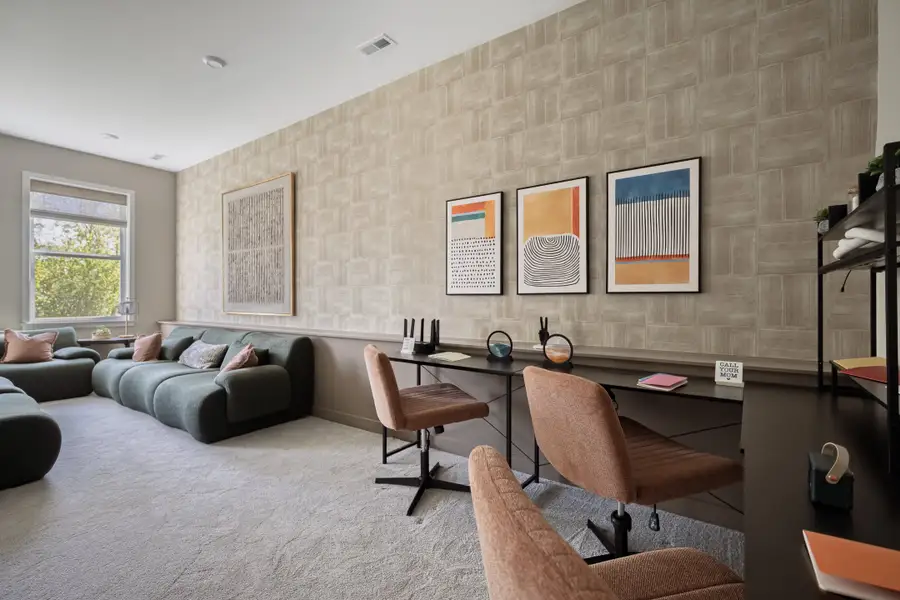 Representative furnished interior of a home built from the Blair by Fischer Homes in Leeland Farms, Fuquay Varina (Image 24).
