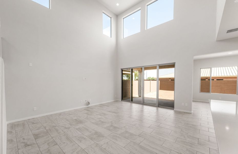Spacious, unfurnished interior of a new home in Legado West, Queen Creek (Image 23).