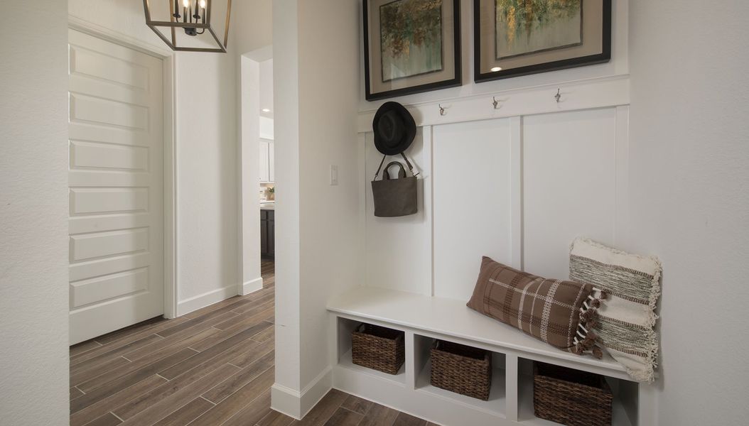 Furnished interior view inside a new home in Marvida, Cypress (Image 12).
