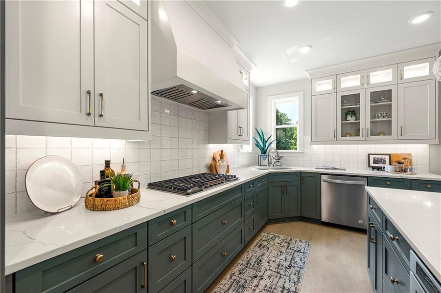Furnished interior view inside a new home in Sterlington, Canton (Image 18).