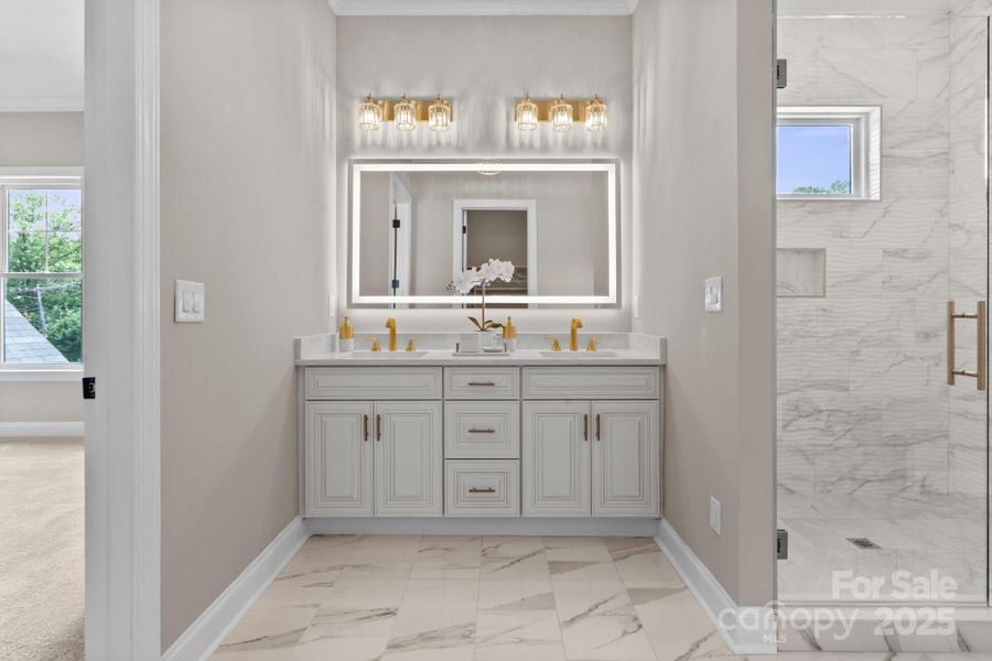 Furnished interior view inside a new home in , Charlotte (Image 39). Furnished interior view inside a new home in , Charlotte (Image 39).