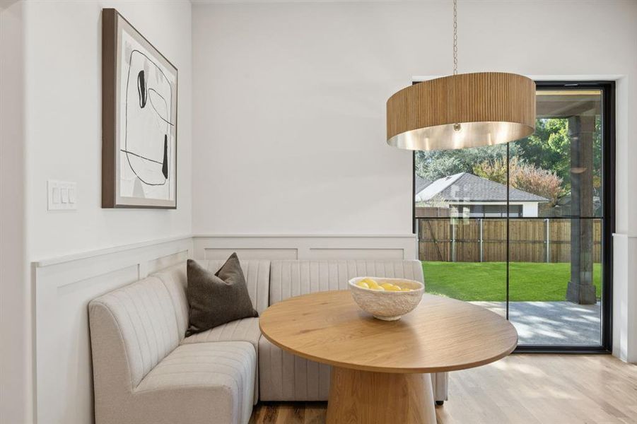 Furnished interior view inside a new home in , Dallas (Image 7).