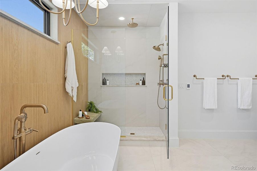 Furnished interior view inside a new home in , Denver (Image 31).