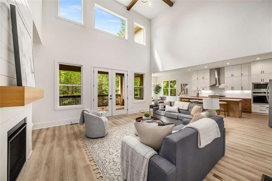 Furnished interior view inside a new home in , Jefferson (Image 18).