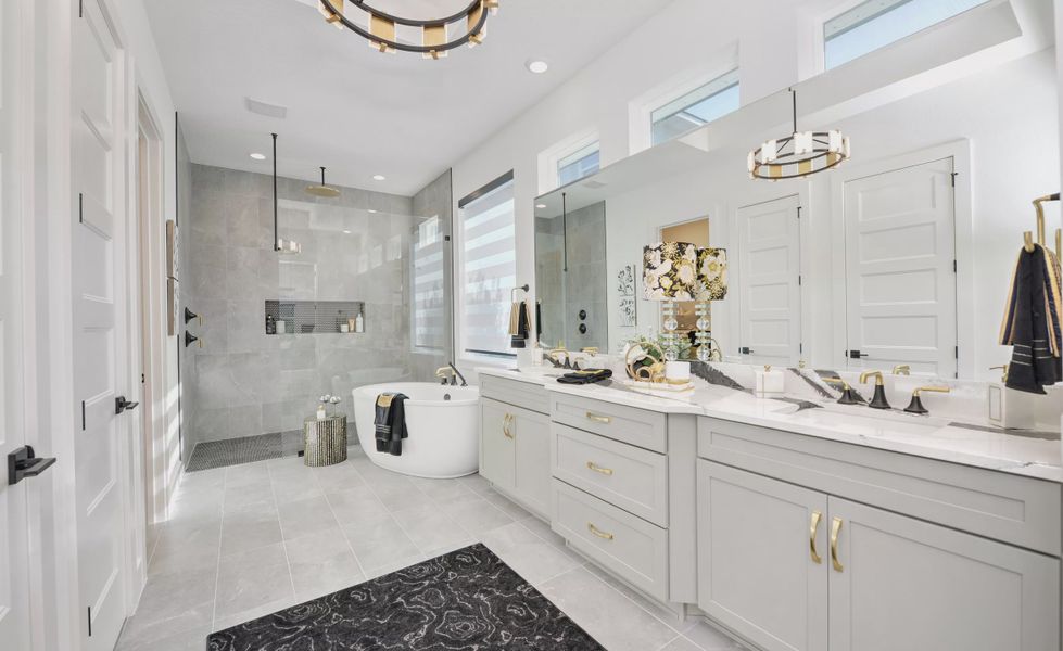 Furnished interior view inside a new home in Woodhaven, Port Orange (Image 25).
