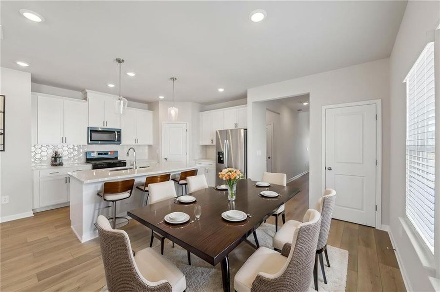 Furnished interior view inside a new home in Martin Springs - Reserve Series, Lawrenceville (Image 18).