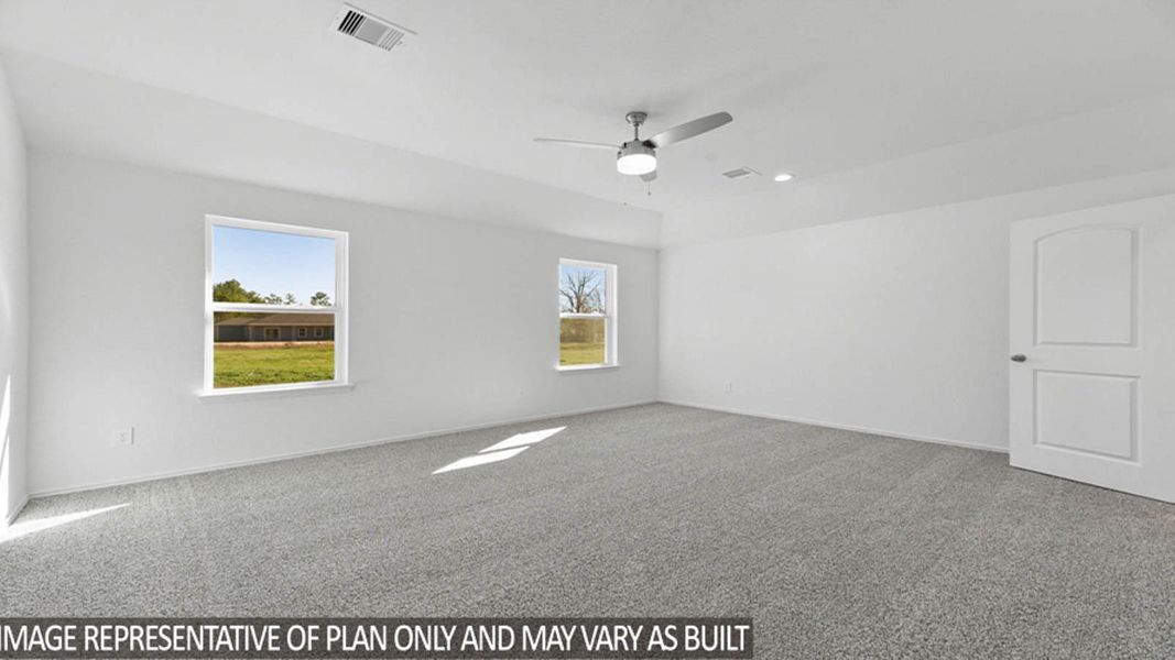 Spacious, unfurnished interior of a new home in Williams Reserve East, Conroe (Image 13). Spacious, unfurnished interior of a new home in Williams Reserve East, Conroe (Image 13).