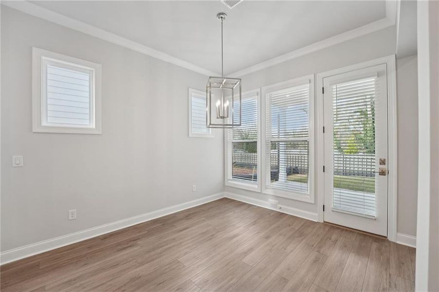 Spacious, unfurnished interior of a new home in Promenade at Sawnee Village, Cumming (Image 45). Spacious, unfurnished interior of a new home in Promenade at Sawnee Village, Cumming (Image 45).