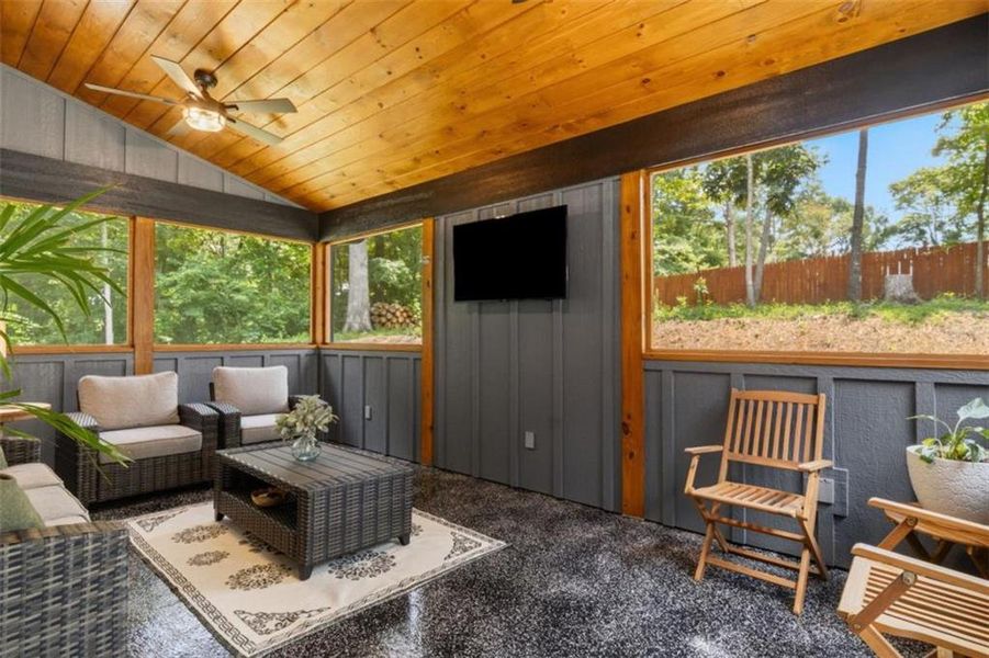 Exterior details and patio area of a home in , Ellijay (Image 32). Exterior details and patio area of a home in , Ellijay (Image 32).