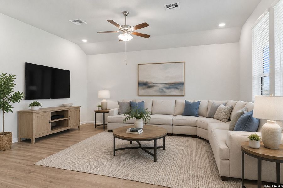 Furnished interior view inside a new home in , Marion (Image 13). Furnished interior view inside a new home in , Marion (Image 13).